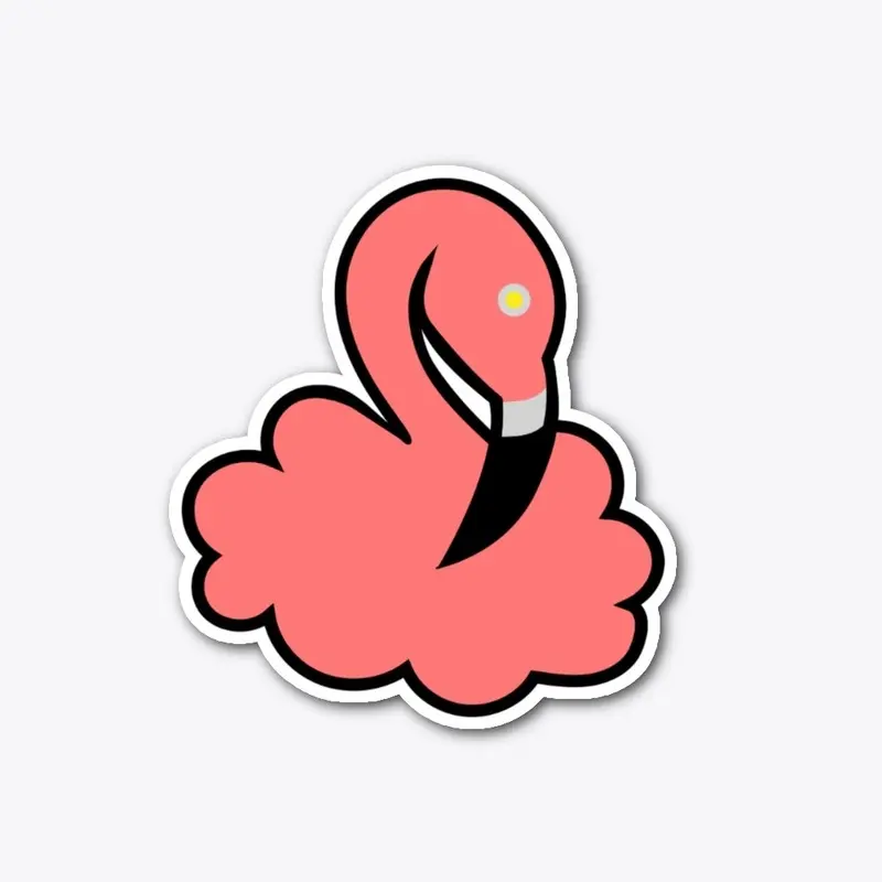 Flamingo Die-Cut Sticker